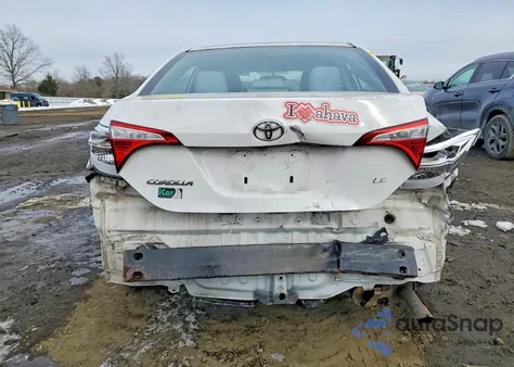 2015 Toyota Corolla L from USA, damaged, VIN 2T1BURHE7FC259570